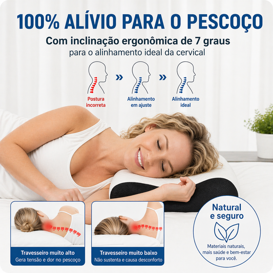 ErgoPillow - Travesseiro Ergonômico 6 em 1
