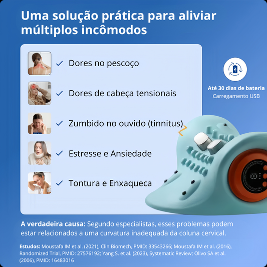 NeckZen - Massageador Cervical 4 em 1